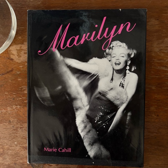 Marilyn Monroe Other - 🏡Marilyn Monroe Black & Pink Hardcover Coffee Table Book
